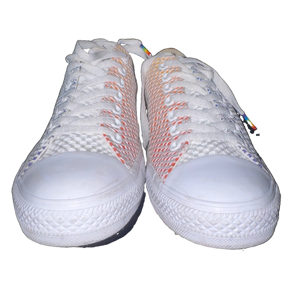 Men's Converse CTA Pride Size 10 Mesh Chuck Taylor Rainbow LGBT 158405C.